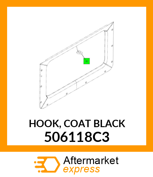 HOOK, COAT BLACK 506118C3