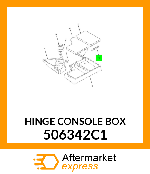 HINGE CONSOLE BOX 506342C1