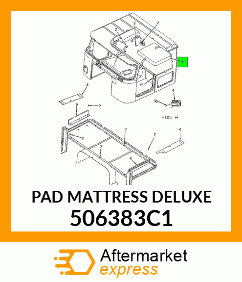 PAD MATTRESS DELUXE 506383C1