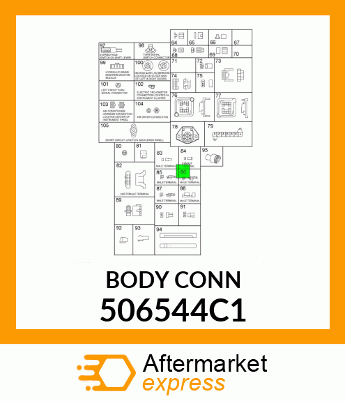 BODY CONN 506544C1