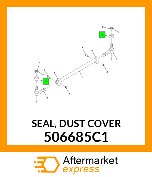 SEAL, DUST COVER 506685C1