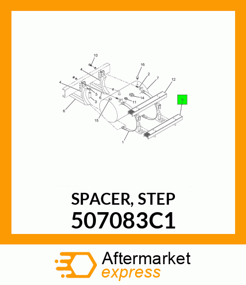 SPACER, STEP 507083C1