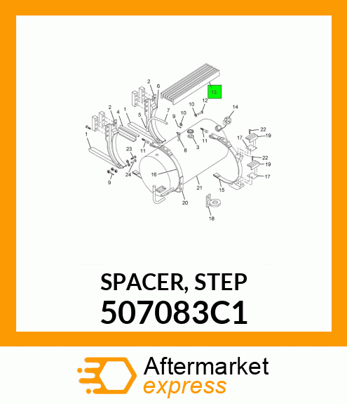 SPACER, STEP 507083C1