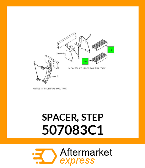 SPACER, STEP 507083C1