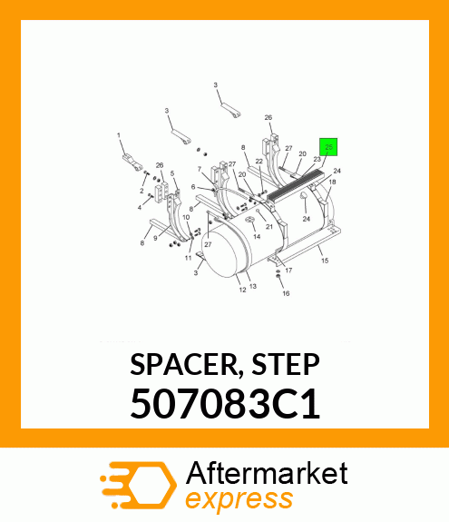 SPACER, STEP 507083C1