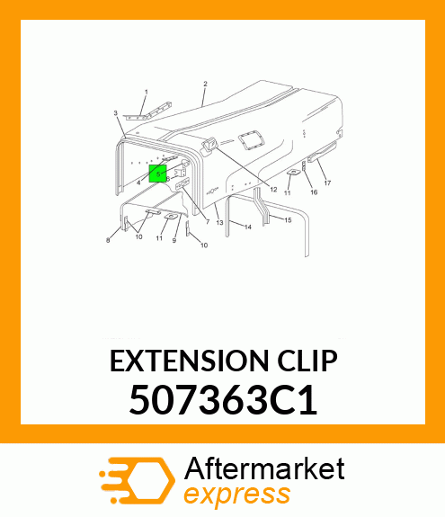 EXTENSION CLIP 507363C1