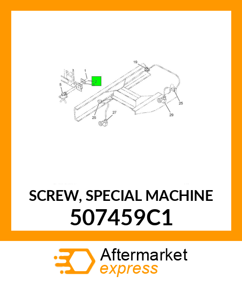 SCREW, SPECIAL MACHINE 507459C1