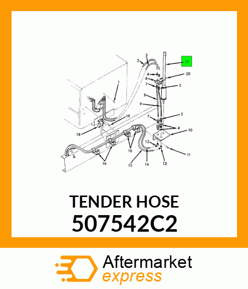 TENDER HOSE 507542C2