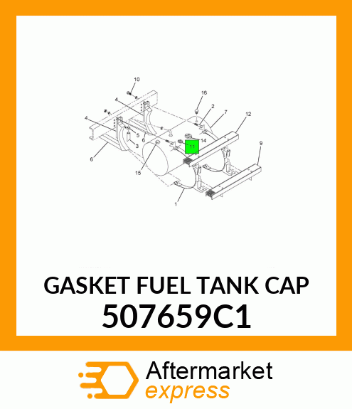 GASKET FUEL TANK CAP 507659C1