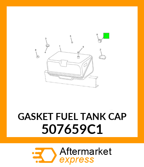 GASKET FUEL TANK CAP 507659C1