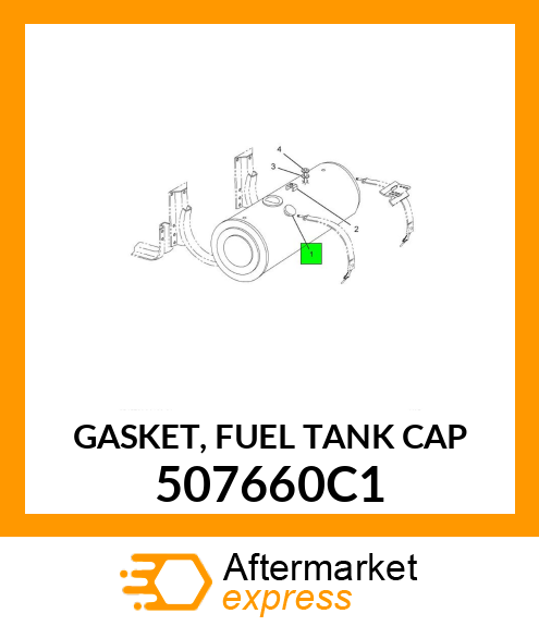 GASKET, FUEL TANK CAP 507660C1