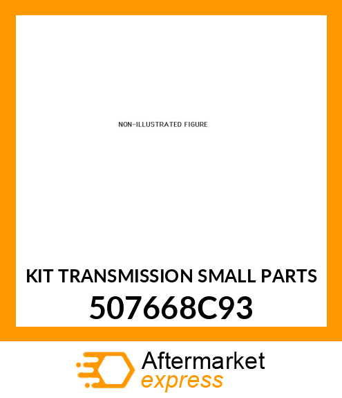 KIT TRANSMISSION SMALL PARTS 507668C93