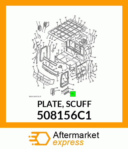 PLATE, SCUFF 508156C1