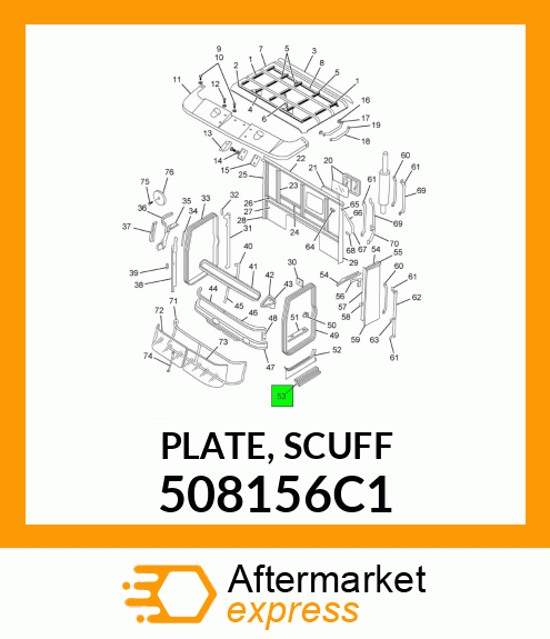 PLATE, SCUFF 508156C1