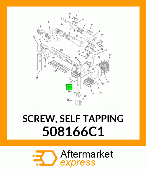 SCREW, SELF TAPPING 508166C1