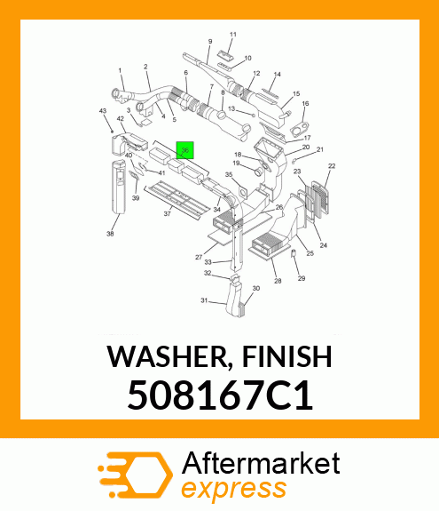 WASHER, FINISH 508167C1