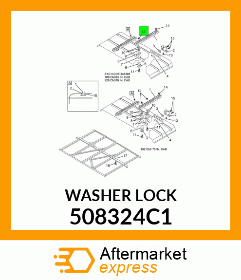 WASHER LOCK 508324C1