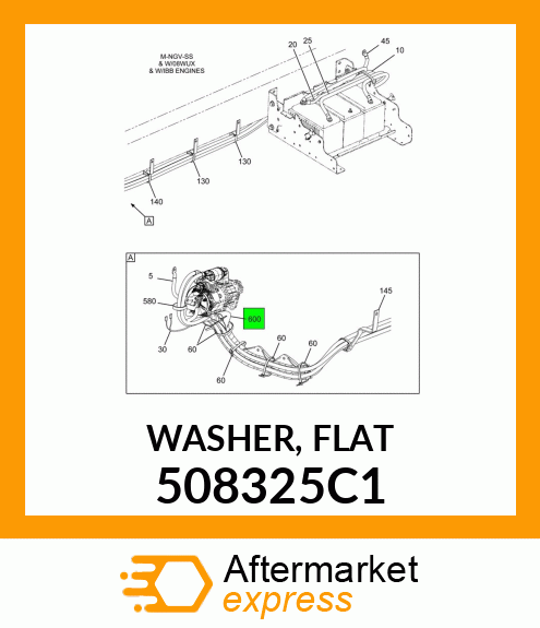 WASHER, FLAT 508325C1