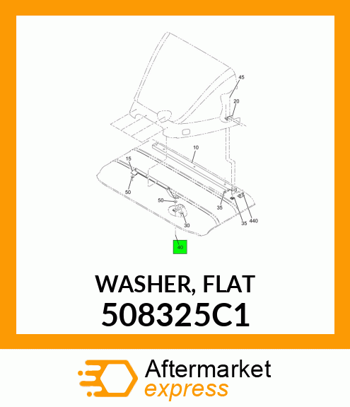 WASHER, FLAT 508325C1