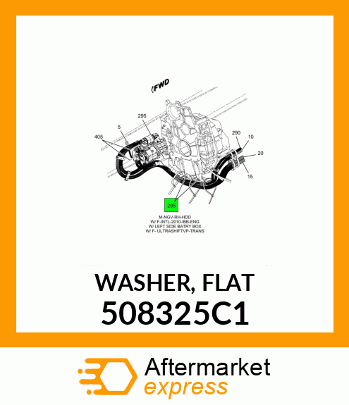 WASHER, FLAT 508325C1