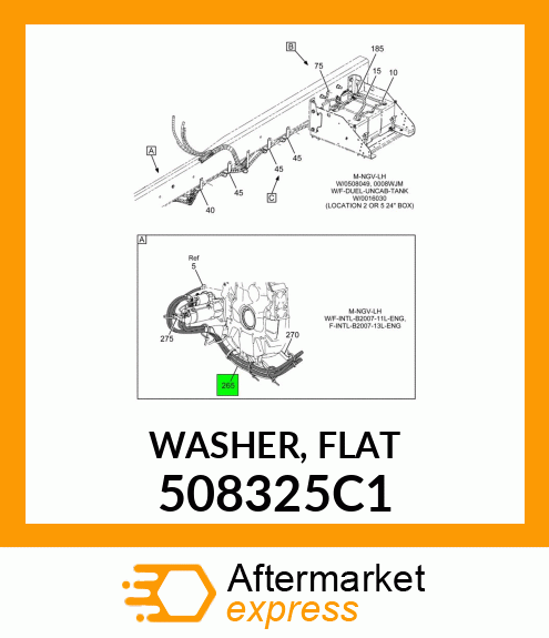 WASHER, FLAT 508325C1