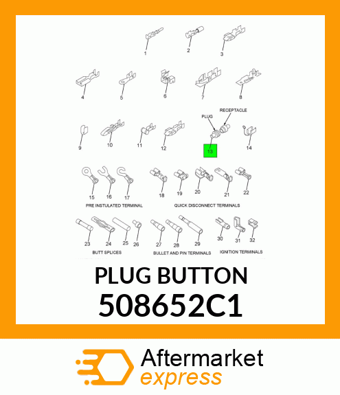 PLUG BUTTON 508652C1