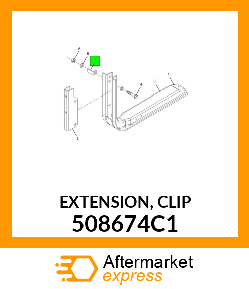 EXTENSION, CLIP 508674C1