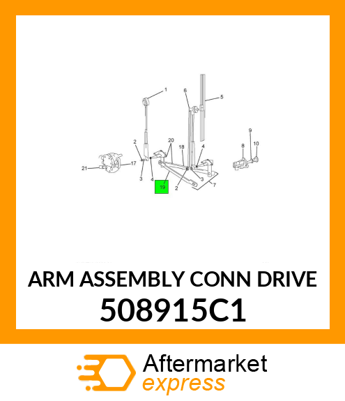 ARM ASSEMBLY CONN DRIVE 508915C1