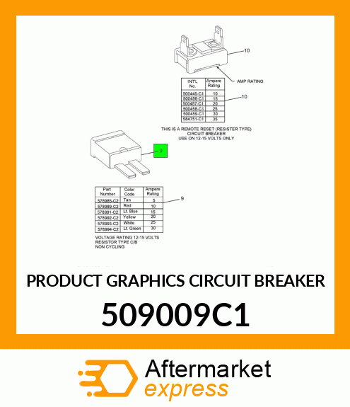 PRODUCT GRAPHICS CIRCUIT BREAKER 509009C1