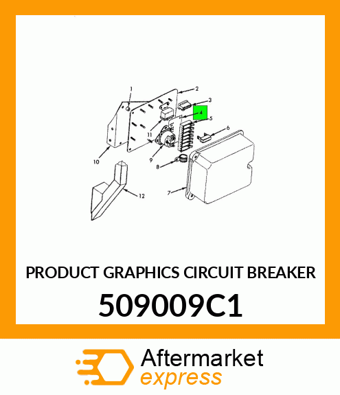 PRODUCT GRAPHICS CIRCUIT BREAKER 509009C1