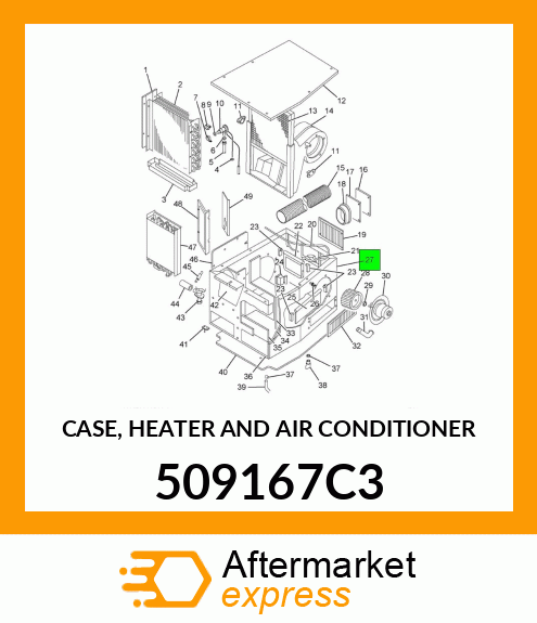 CASE, HEATER AND AIR CONDITIONER 509167C3