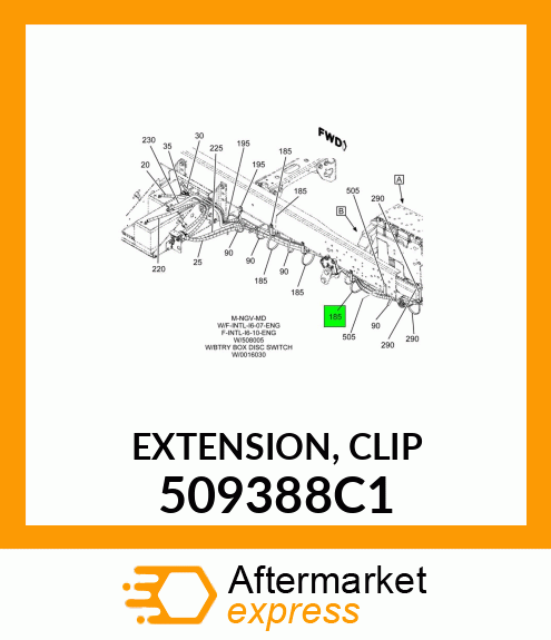 EXTENSION, CLIP 509388C1