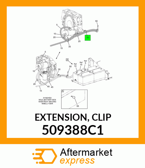 EXTENSION, CLIP 509388C1