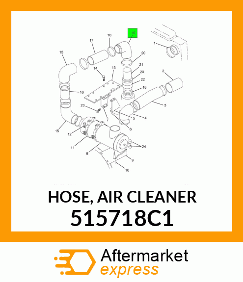 HOSE, AIR CLEANER 515718C1