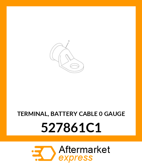 TERMINAL, BATTERY CABLE 0 GAUGE 527861C1