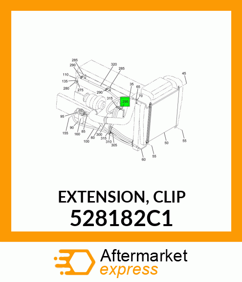 EXTENSION, CLIP 528182C1