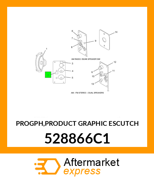 PROGPH,PRODUCT GRAPHIC ESCUTCH 528866C1