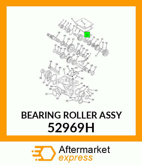 BEARING ROLLER ASSY 52969H