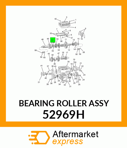 BEARING ROLLER ASSY 52969H