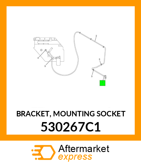 BRACKET, MOUNTING SOCKET 530267C1