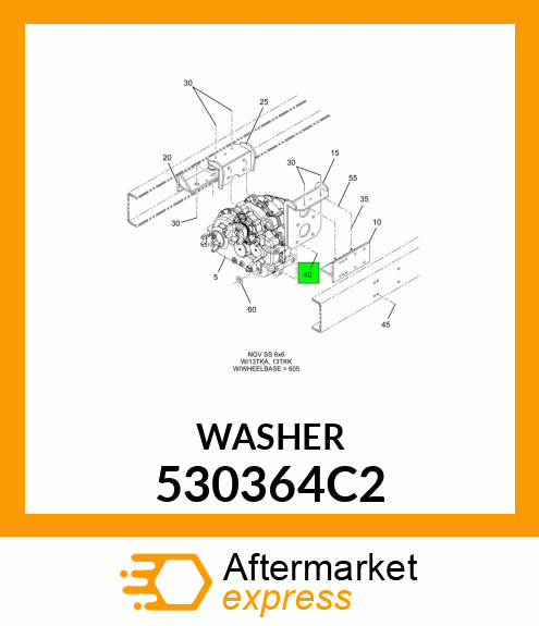 WASHER 530364C2