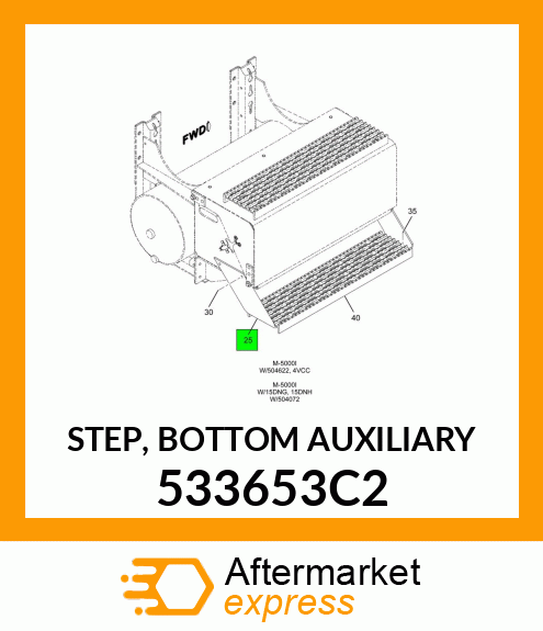 STEP, BOTTOM AUXILIARY 533653C2