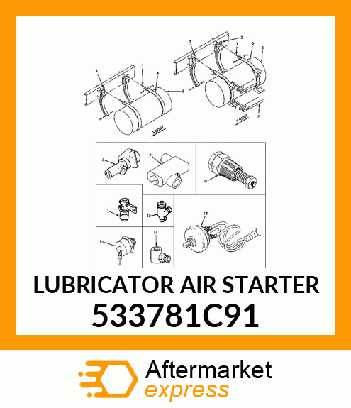 LUBRICATOR AIR STARTER 533781C91