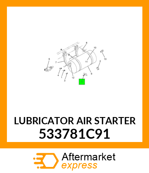 LUBRICATOR AIR STARTER 533781C91