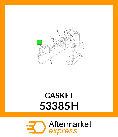 GASKET BRAKE FITTING OR BOLT 53385H