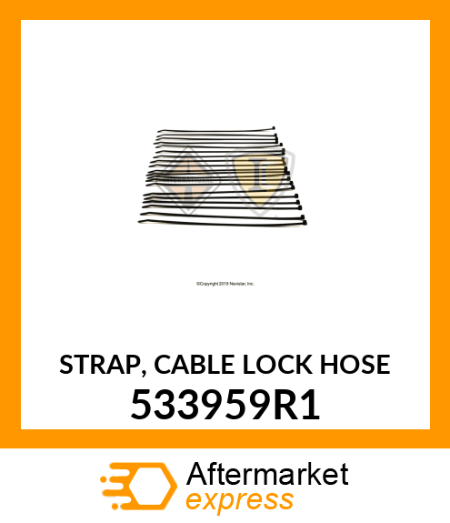 STRAP, CABLE LOCK HOSE 533959R1