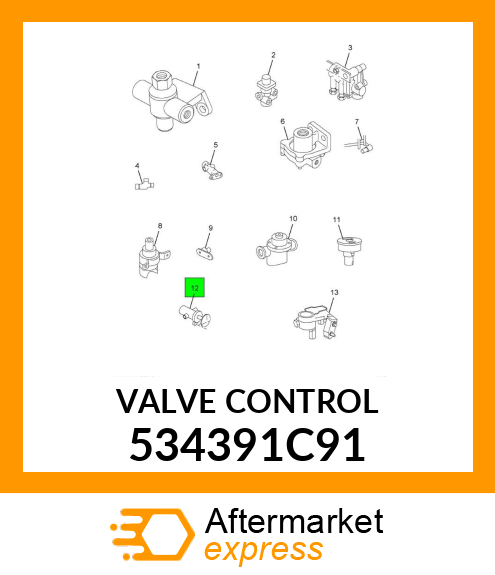 VALVE CONTROL 534391C91