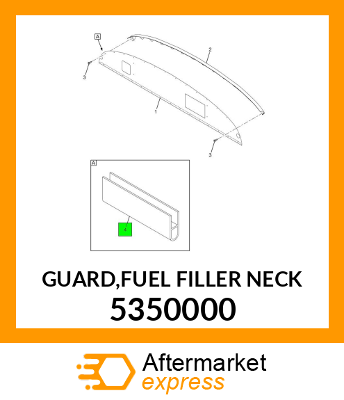 GUARD,FUEL FILLER NECK 5350000