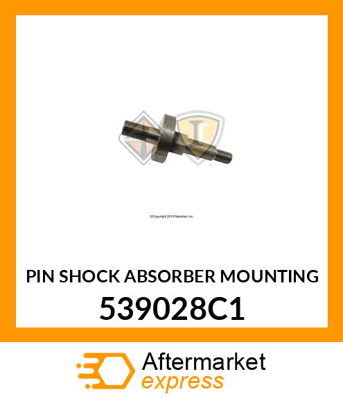 PIN SHOCK ABSORBER MOUNTING 539028C1