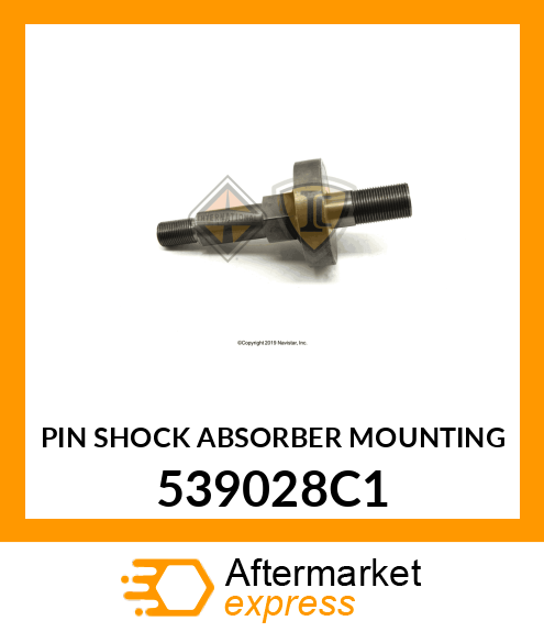 PIN SHOCK ABSORBER MOUNTING 539028C1